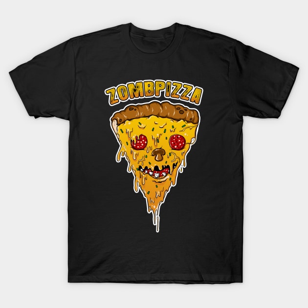 Zombpizza T-Shirt by bykai